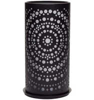 Duni Kerzenhalter Billy schwarz 14 cm x 7,5 cm DM LED...