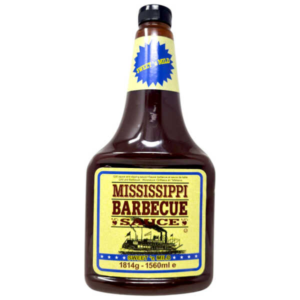 Mississippi Barbecue Sauce Sweet ‘n Mild 1560 ml 1814g Grillsauce