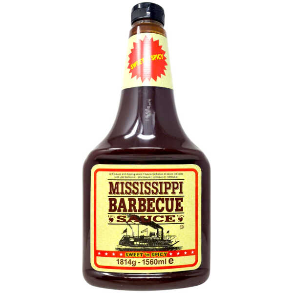 Mississippi Barbecue Sauce Sweet ‘n Spicy 1560 ml 1814g Grillsauce