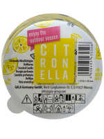1x Citronella Windlicht Glas Kerze gelb Outdoor Anti...