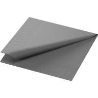 Duni Serviette Cocktail 250 Stck. klein 24x24 cm grau...