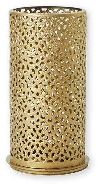 Duni Kerzenhalter Bliss gold 14 cm x 7,5 cm LED Deko Tisch Gastro Restaurant