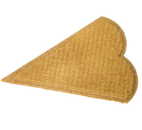 TGQ Waffelherzen 200x Eis Deko Waffeln Dessert Dekoration...