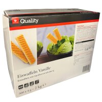TGQ Eiswaffeln Vanille 500 Stück 2 kg Knusprige...