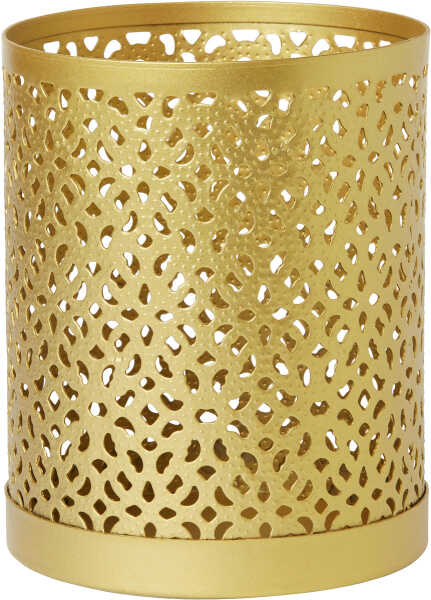 Duni Kerzenhalter Bliss gold 10 cm x 8 cm LED Deko Tisch Gastro Restaurant