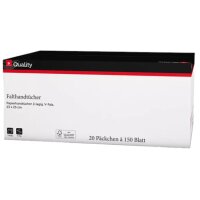 TGQ Falthandtücher Weiß 23 x 25 cm 2-lagig...