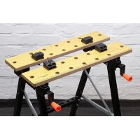 Meister Werk-und Spanntisch-150 kg Tragkraft Werkbank Klappbar