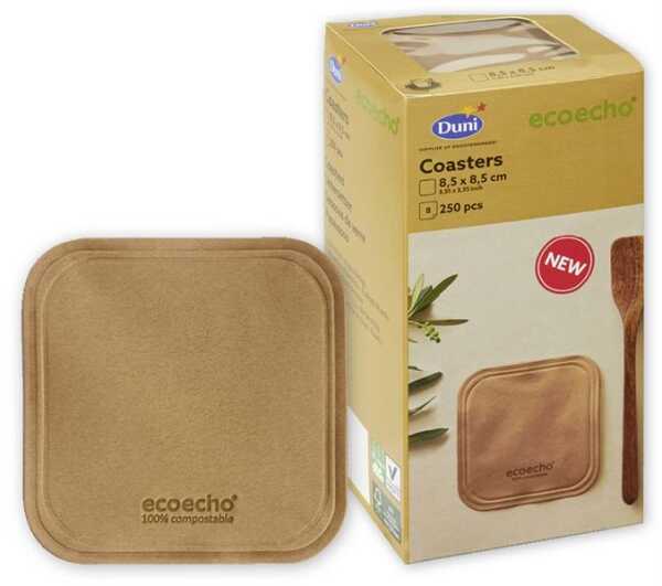 DUNI Untersetzer Party Zelltuch Gastro EcoEcho 8,5x8,5 8 Lagig 250St.