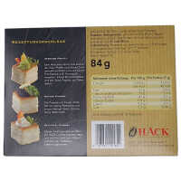 Hack’s Hausbäckerei Mini Blätterteig Pasteten 12 Stck. Carrée Quadrat Buffet Fingerfood