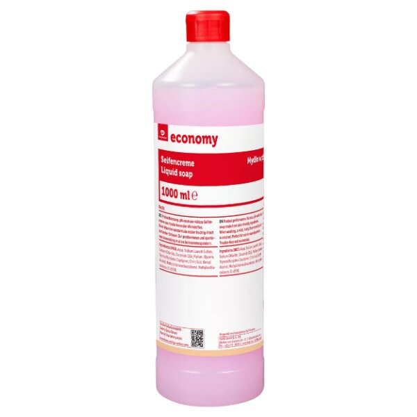 TGE Seifencreme rosa 1000 ml – Flüssigseife pH-neutral für Seifenspender