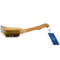 Napoleon Grillbürste mit Schaber 46 cm Holgriff...