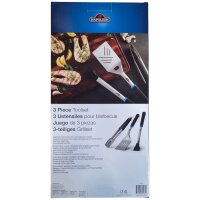 Napoleon Grillbestecke-Set 3teilig Grillwender Grillzange Grillpinsel BBQ