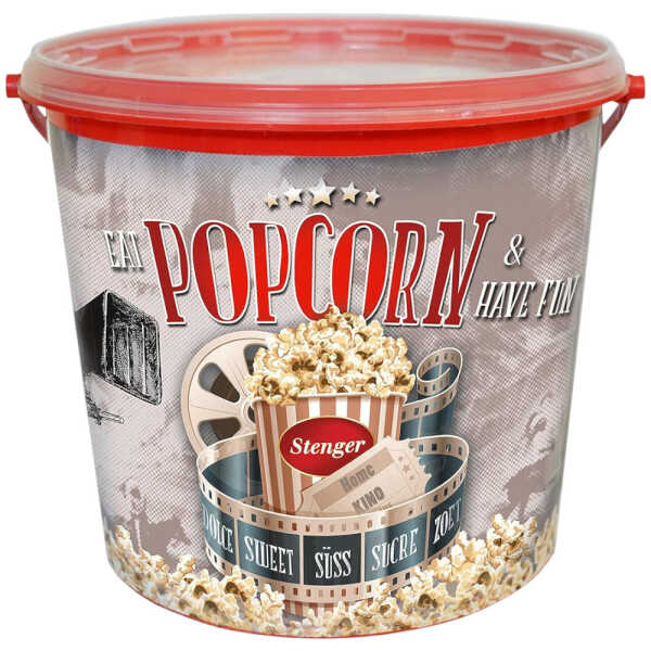 Stenger Popcorn Süß Popcorneimer Fun 250g Eimer Kino Snack