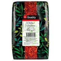 TGQ Chilis ganz 500 g – Getrocknete Chilischoten...