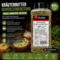 TGQ Kräuterbutter Gewürzzubereitung 400g Dose...