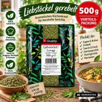 TGQ Liebstöckel gerebelt 500g Beutel –...