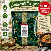 TGQ Lorbeerblätter ganz 500 g getrocknet –...