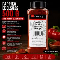 TGQ Paprika edelsüß 500 g – mild-würziges Paprikapulver für Küche & Gastronomie