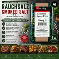 TGQ Rauchsalz 1 kg Beutel – Smoked Salt für...