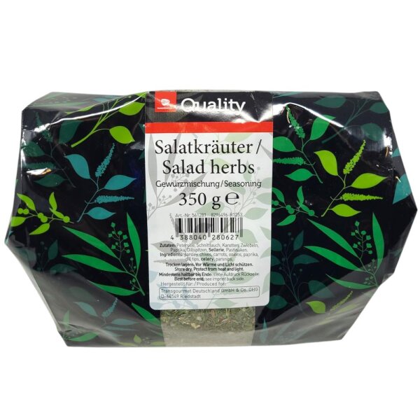 TGQ Salatkräuter Gewürzmischung 350 g – Kräutermischung für Salate, Dressings & Dips