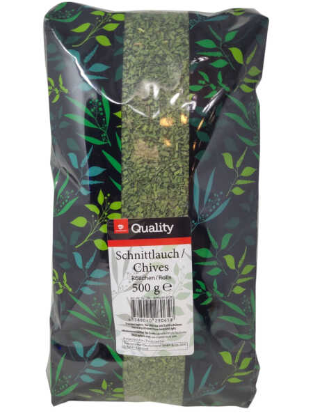 TGQ Schnittlauch 500g Beutel Gewürz Kräuter Kochen Küche Gastro