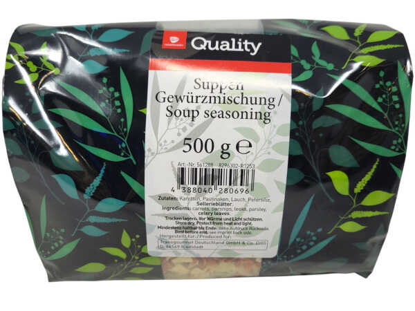 TGQ Suppen Gewürzmischung 500g Beutel Gewürz Kräuter Kochen Küche Gastro