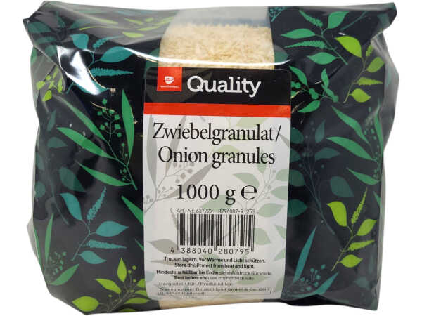 TGQ Zwiebelgranulat 1000g Beutel Gewürz Kräuter Kochen Küche Gastro