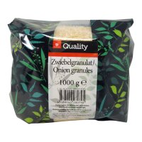 TGQ Zwiebelgranulat 1000 g – getrocknete Zwiebeln...