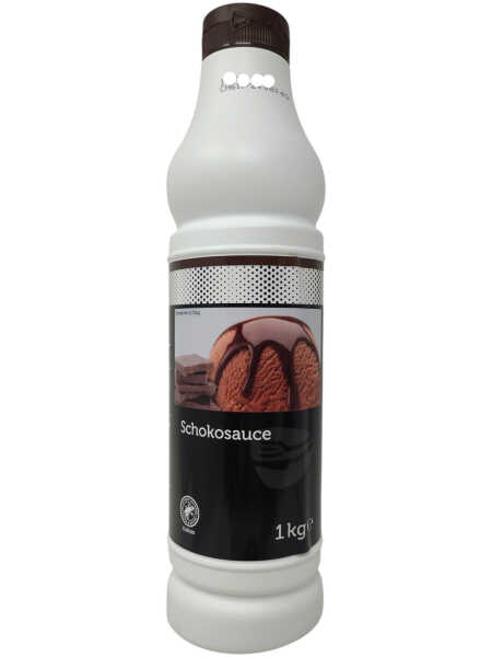 TGQ Schokoladen Sauce 1kg Squeeze Flasche Eis Dessert Topping Garnitur