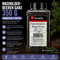 TGQ Wacholderbeeren ganz 350g Dose Vorrat Gewürz Kochen Gastro