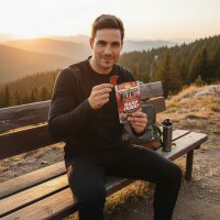 Wild West Original Beef Jerky 25g – Proteinreicher Rindfleisch-Snack mit rauchigem Geschmack