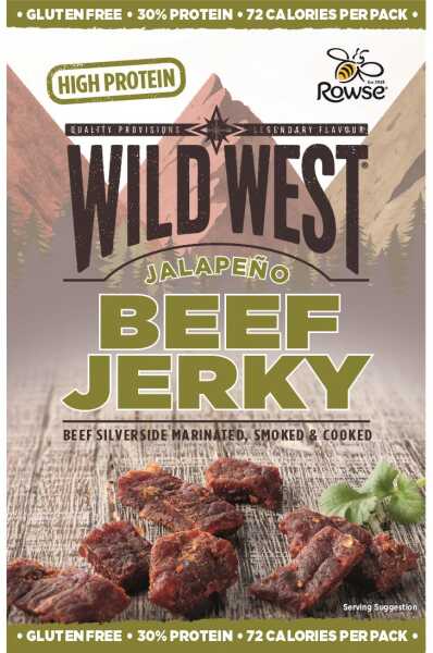 Wild West Jalapeno Beef Jerky Trockenfleisch 25g