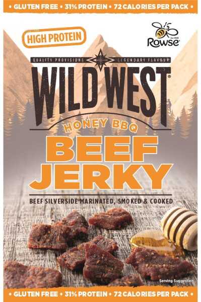 Wild West Honey BBQ Beef Jerky 25g