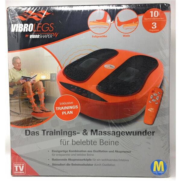 MediaShop VibroLegs Fußmassagegerät mit Vibration & Akupressur