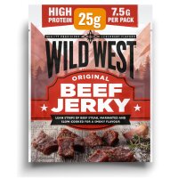 Wild West Beef Jerky Testpaket Honey BBQ Jalapeno Original 3x 25g