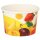 Papstar Eisbecher Pappe Früchte-Dekor 150ml 50 St. Ø 8,6 cm 5,2 cm Becher Eis Sommer