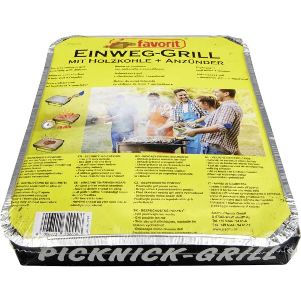 Favorit Einweg- und Picknick-Grill Holzkohlegrill Grillen BBQ