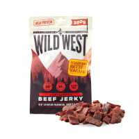 Wild West Beef Jerky Original Jerk Protein Fitness Snack 300g XXL Pack