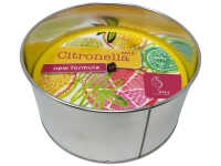 1x Citronella Max Outdoor Kerze Metall rund 15 cm Anti...
