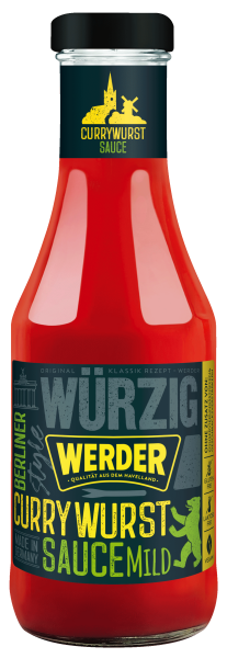 Werder Berliner Currywurst Sauce 450 ml Glasflasche Ketchup