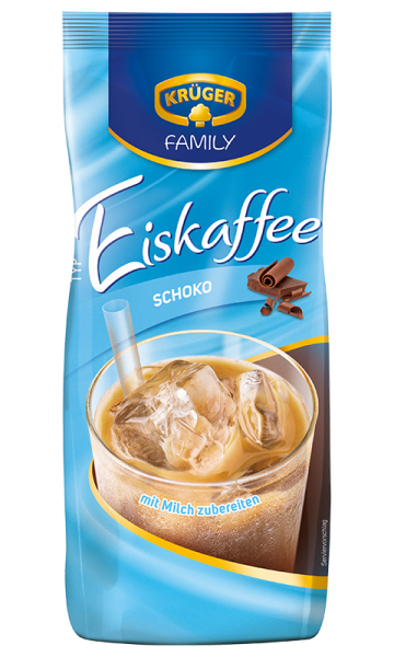 Krüger Family Eiskaffee Schoko 500g Instant Kaffee Pulver Ice Coffee Choco