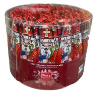 Storz Relief Nikolaus 80 x 12,,5 g - Schokoladen flache Figuren Weihnachten