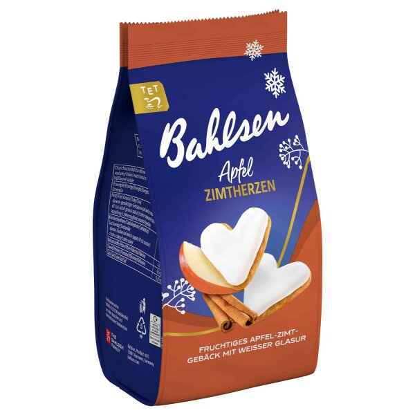 Bahlsen Apfel-Zimtherzen 100 g – Weihnachtsgebäck mit Apfel & Zimt