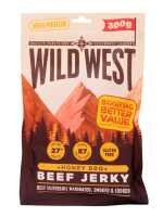 Wild West Beef Jerky Honey BBQ Jerk Protein Snack...