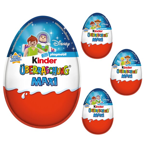 kinder Überraschung Maxi Classic-Ei Disney Playmobil 100 g – Schokolade mit Überraschung