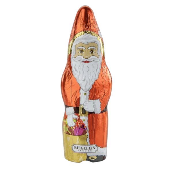 Riegelein Weihnachtsmann 40 g – 14 cm Vollmilchschokolade Hohlfigur Weihnachten