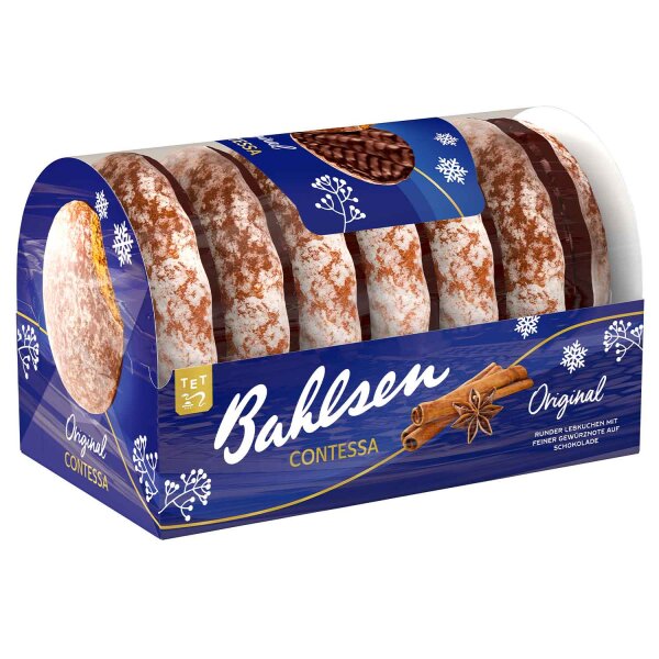 Bahlsen Contessa Original 200 g – Lebkuchen mit edelherbem Schokoladenboden