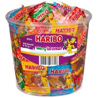 Haribo Merry Christmas Minis 100x10g Minibeutel mit...