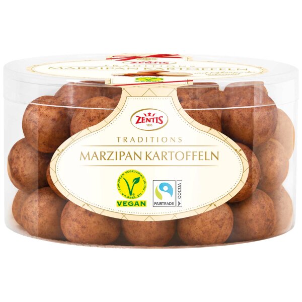 Zentis Marzipan-Kartoffeln 500 g Dose – Marzipankugeln mit 26 % Mandeln & feinem Kakao