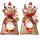 1x Windel Jute-Nikolaus-Sack – Gefüllter Weihnachtssack Schoko Süßes - 2 Designs